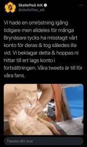Efter Twitterdebaclet – nu ber Skellefteå om ursäkt