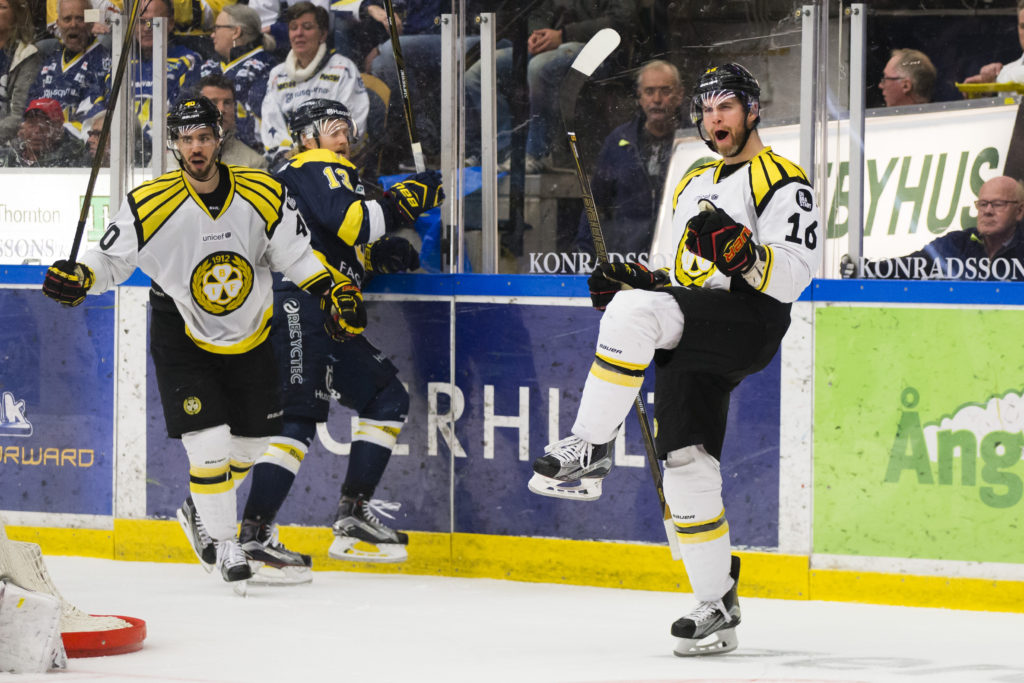 Andra raka och fördel Brynäs efter drama