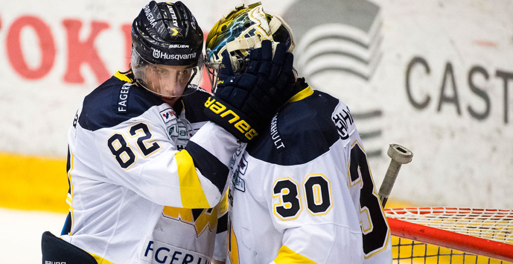 TV: Två av HV71:s hjältar om segern och den sjunde matchen imorgon