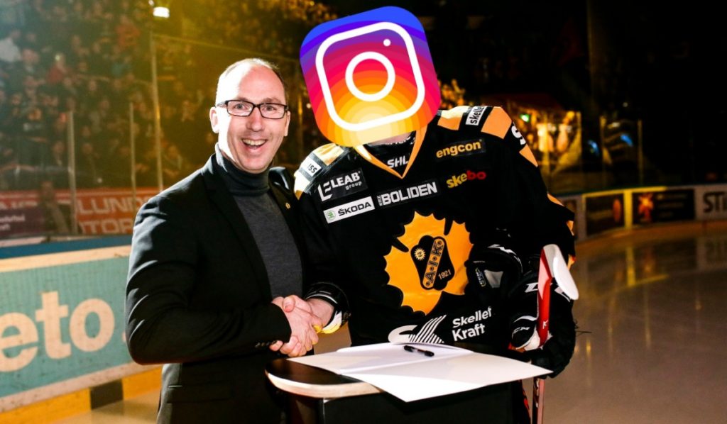 Stjärnvärvningen avslöjad – via Instagram?