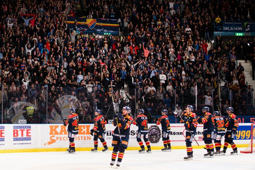 Djurgården vann kvartsfinal 3 mot Linköping med 4-3 Foto: Bildbyrån