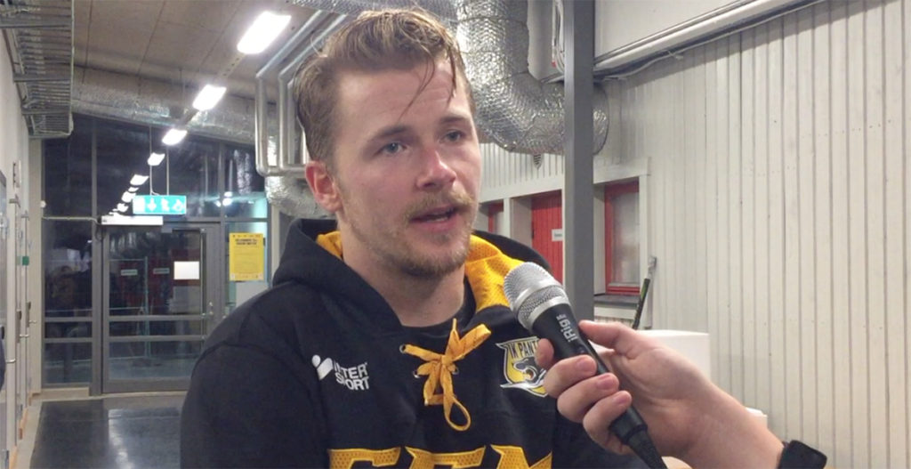TV: Panterns lagkapten efter förlusten mot Leksand