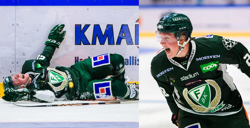 Färjestads unga forward skadad – borta minst sex veckor