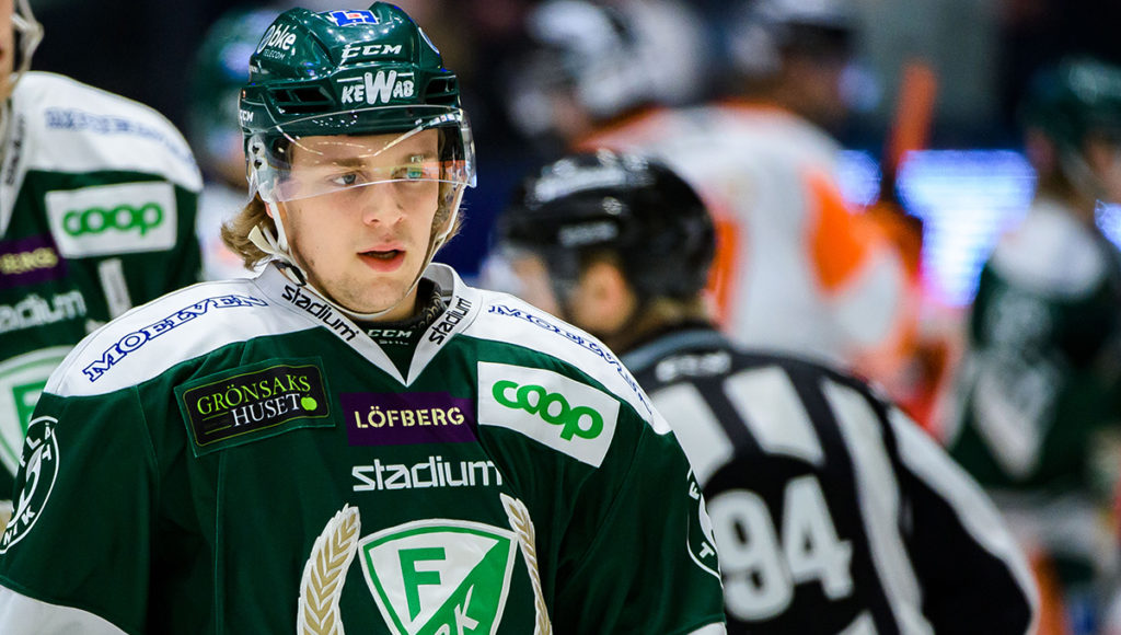 Forward återvänder till Färjestad från Hockeyallsvenskan