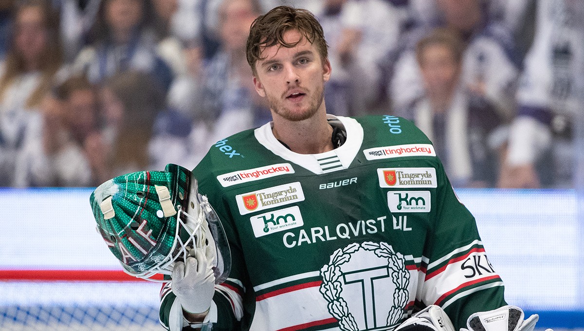 Hockeyallsvenska målvakten blir tredjemålvakt i Frölunda