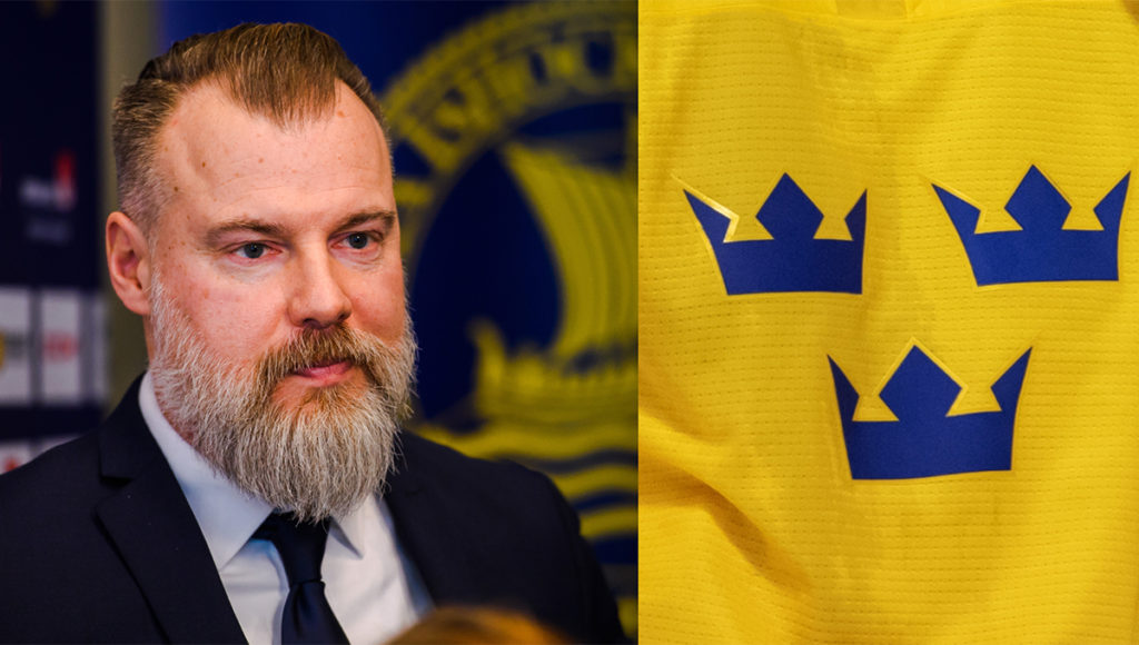 TRE KRONOR: Förbundskapten Grönborgs trupp till Beijer Hockey Games