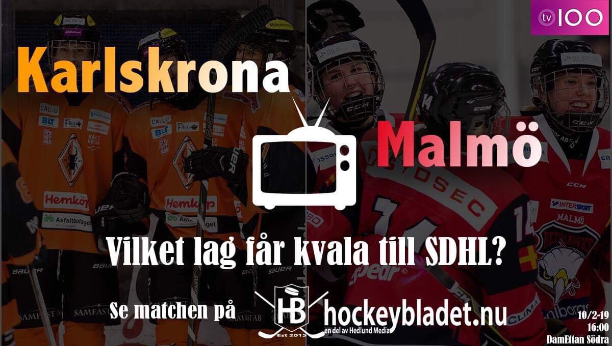 LIVE-TV: Se seriefinalen mellan Karlskrona och Malmö