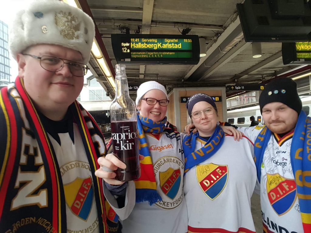 Mot ett skogsparti mest känt för Sven Ingvars, FBK away!