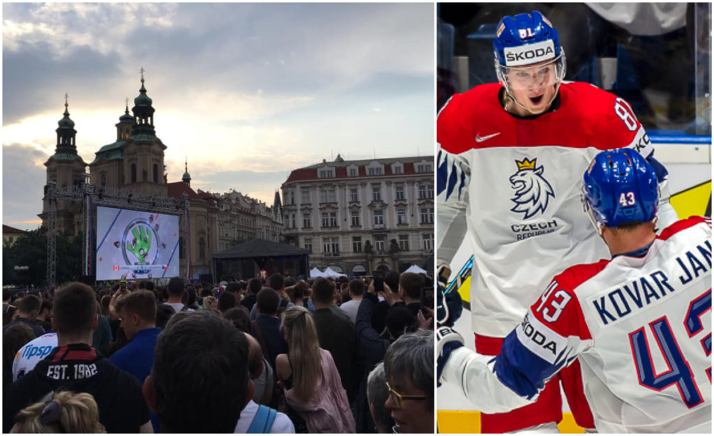 HOCKEY-VM: Tjeckiska folkfesten – ser semifinalen på storbildsskärm