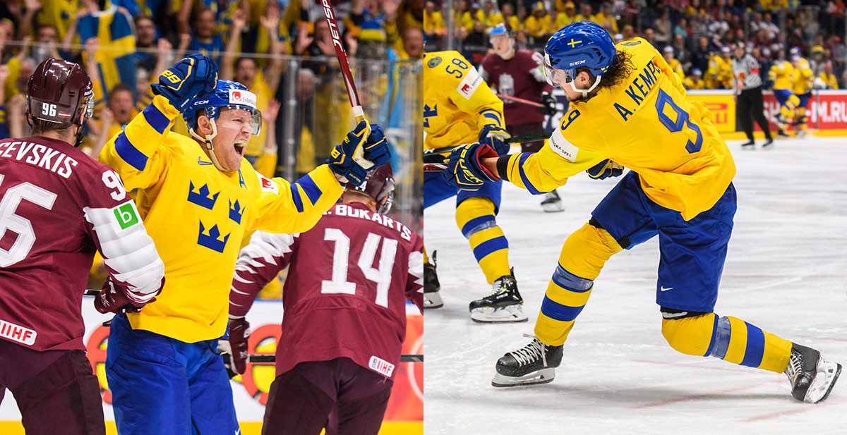 HOCKEY-VM: Kempe och Hörnqvist om Lettlandsmatchen