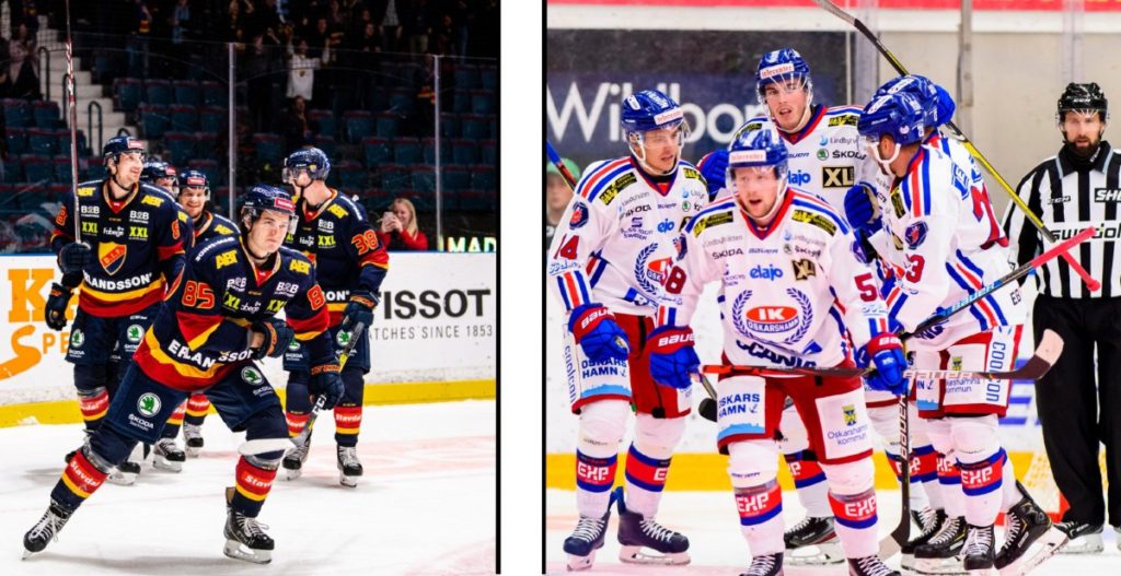 LÖRDAGENS MATCHER: Full omgång av SHL Djurgården, Oskarshamn, Montage