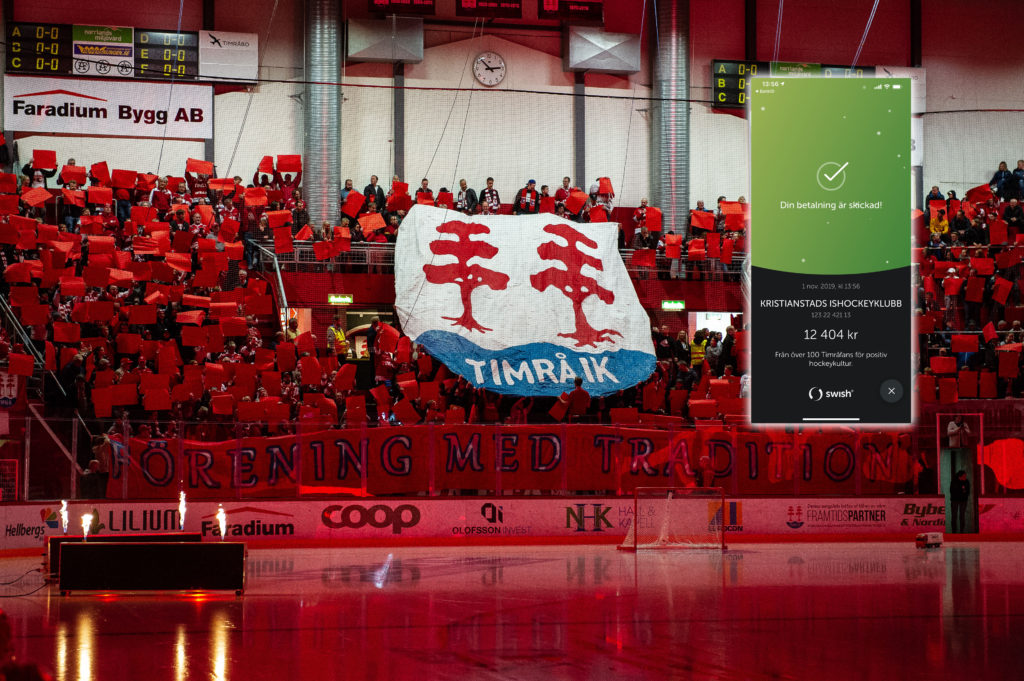 FINA GESTEN: Det är så Timrås supportrar ska vara kända.