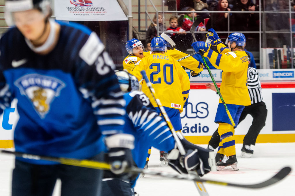 JVM: Tre puckar Sverige - Finland