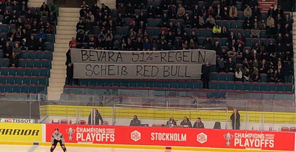 CHL: Här protesterar fansen mot storföretaget