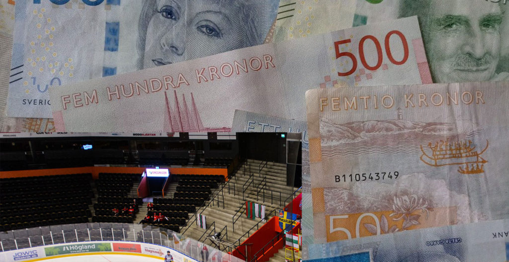 EKONOMI: Så mycket förlorar hockeyn på coronautbrottet